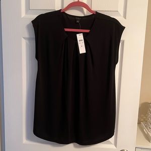 Ann Taylor black top / size S / new with tag